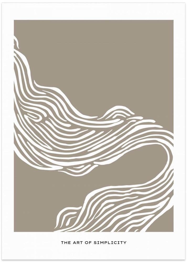 Flowing Lines - Art Print by Treechild