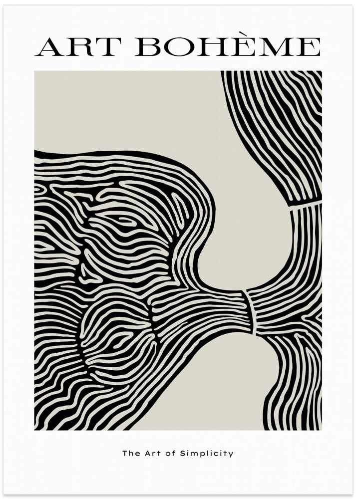 Flowing Stripes - Art Print by Treechild