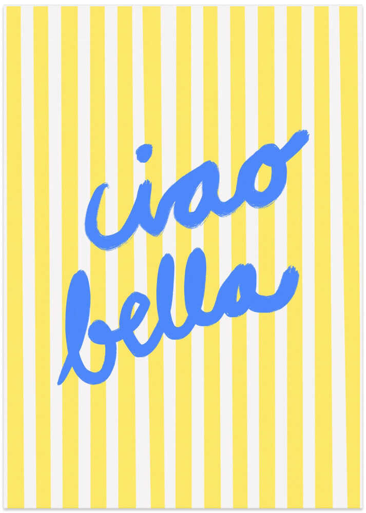 Bright Greeting Stripes - Art Print by Athene Fritsch