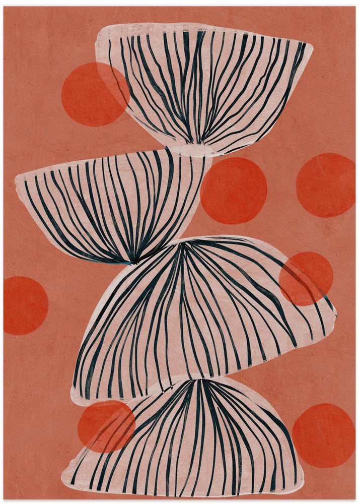 Crimson Whimsy - Art Print by Treechild