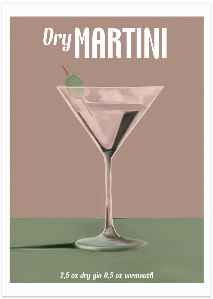 Classic Martini Charm - Art Print by Emanuela Carratoni