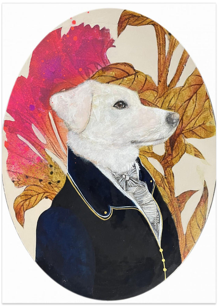 Regal Canine Portrait - Art Print by Karenina Fabrizzi