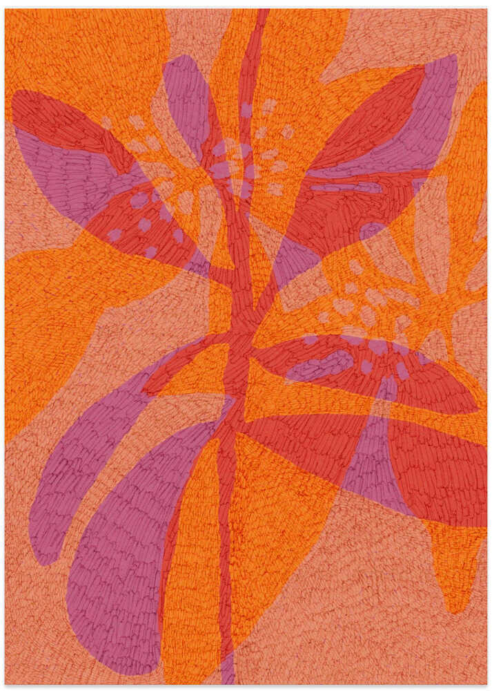 Petals of Vibrance - Art Print by Treechild