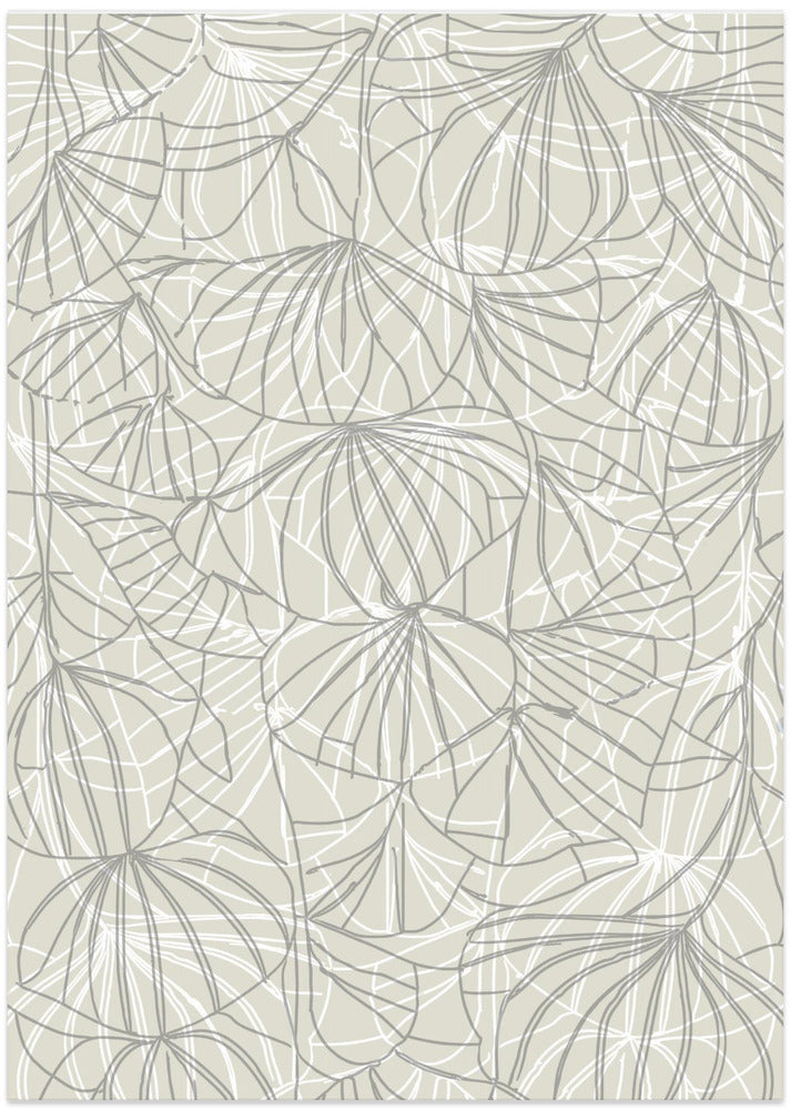 Abstract Floral Line - Art Print by cartissi