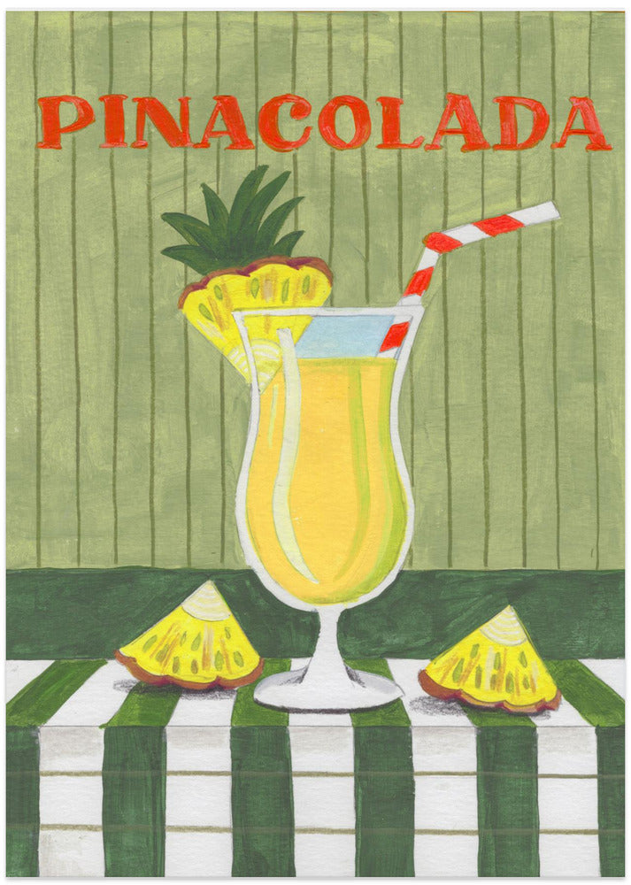 Pina Colada Delight - Art Print by Caroline Bonne Müller