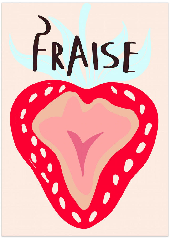 Berry Bliss Burst - Art Print by casa cartissi