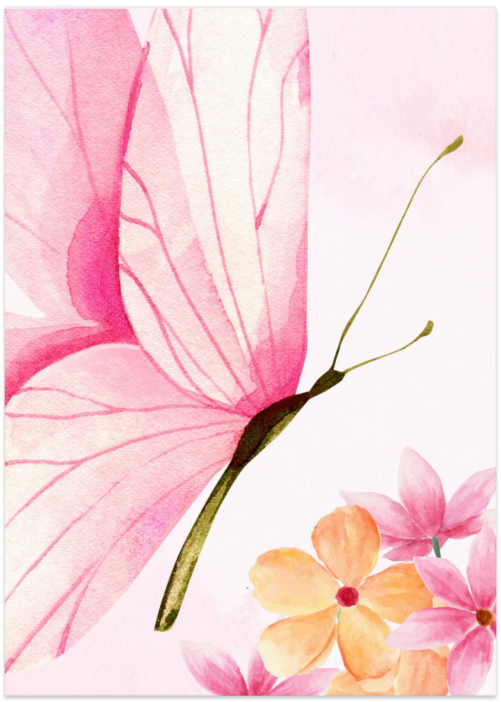 Butterfly Elegance - Art Print by Saskia Michele