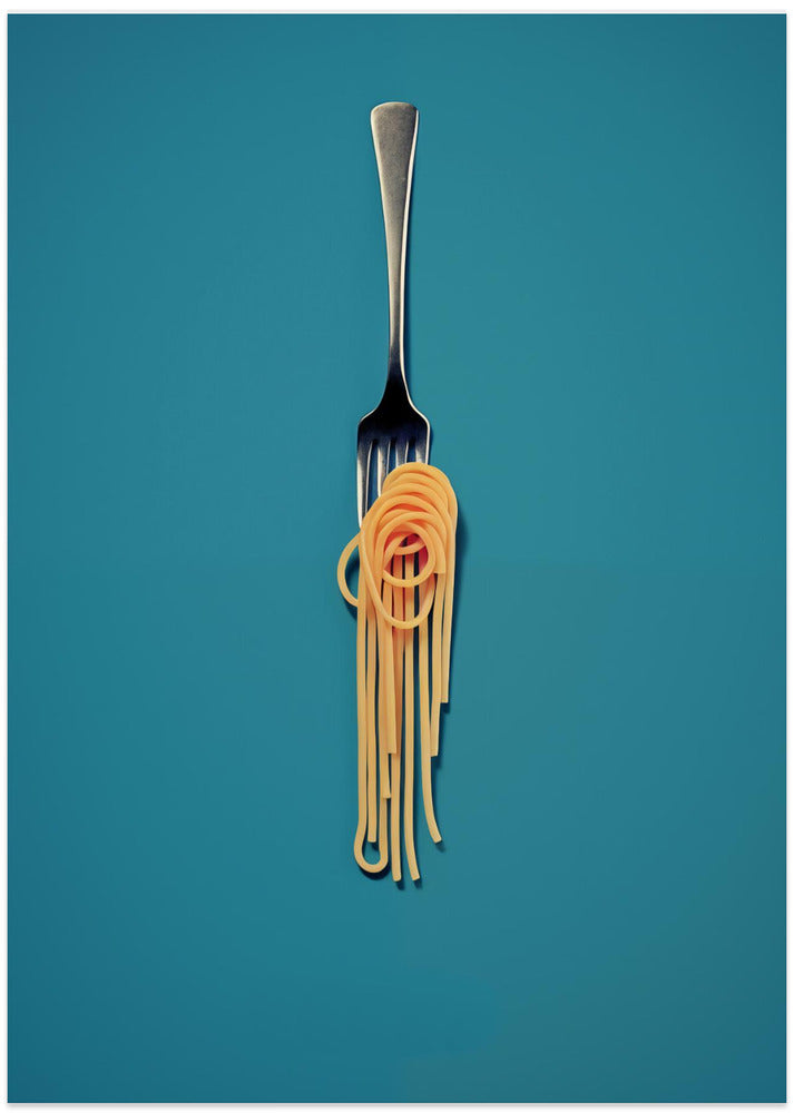 Pasta Swirl Symphony - Art Print by Andreas Magnusson