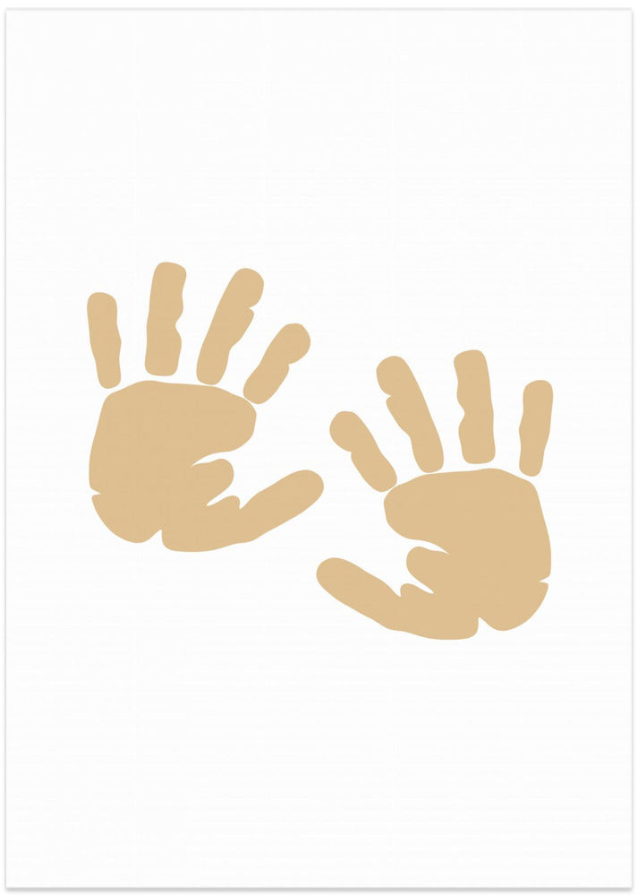 Tiny Hand Prints - Art Print by Saskia Michele