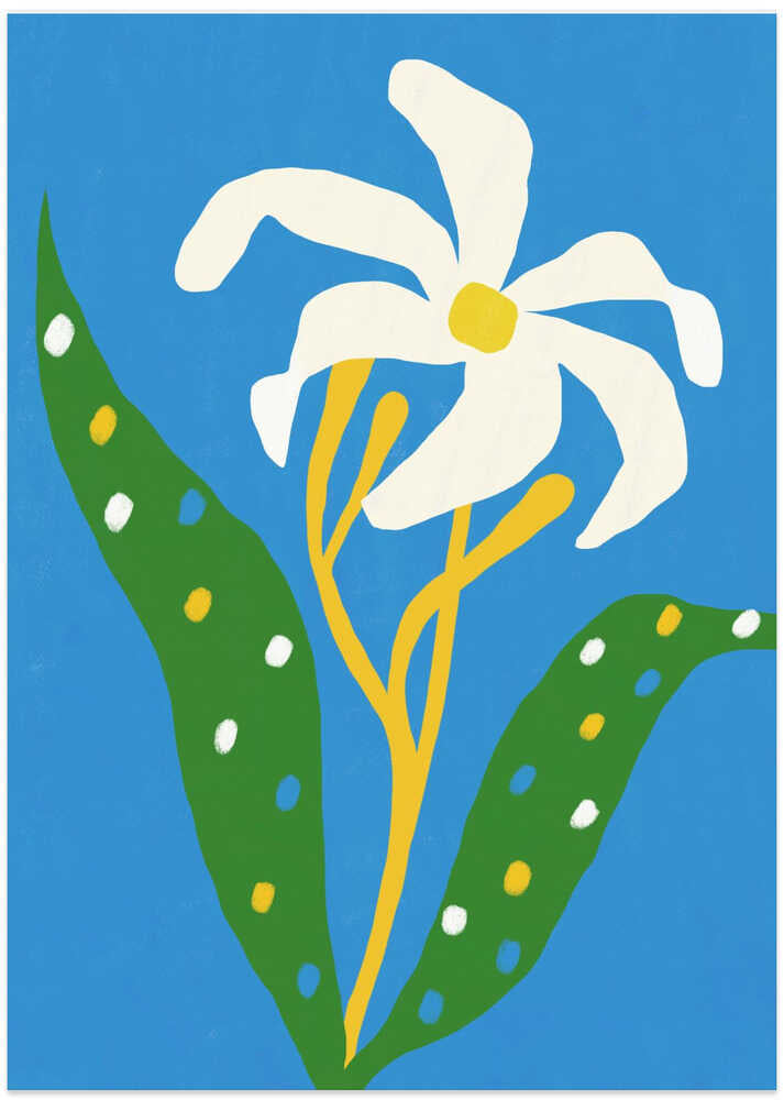 Bold Colors Bloom - Art Print by Little Dean