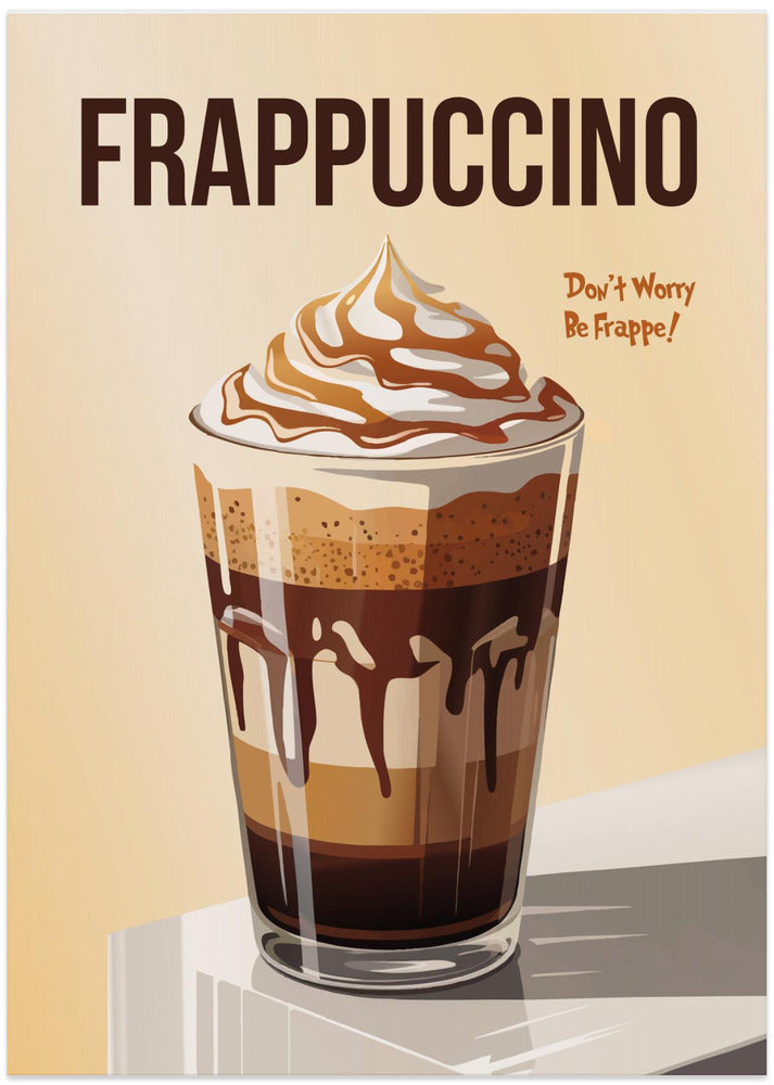 Frappuccino with Whipped Cream - Art Print by Andreas Magnusson