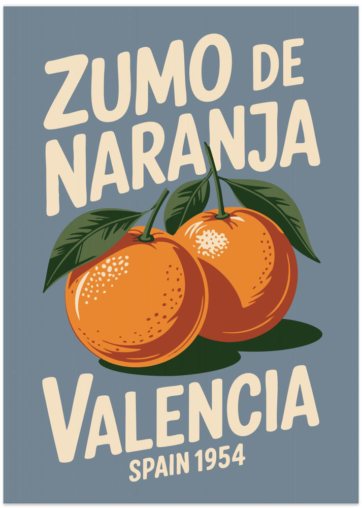 Valencia Oranges - Art Print by Andreas Magnusson