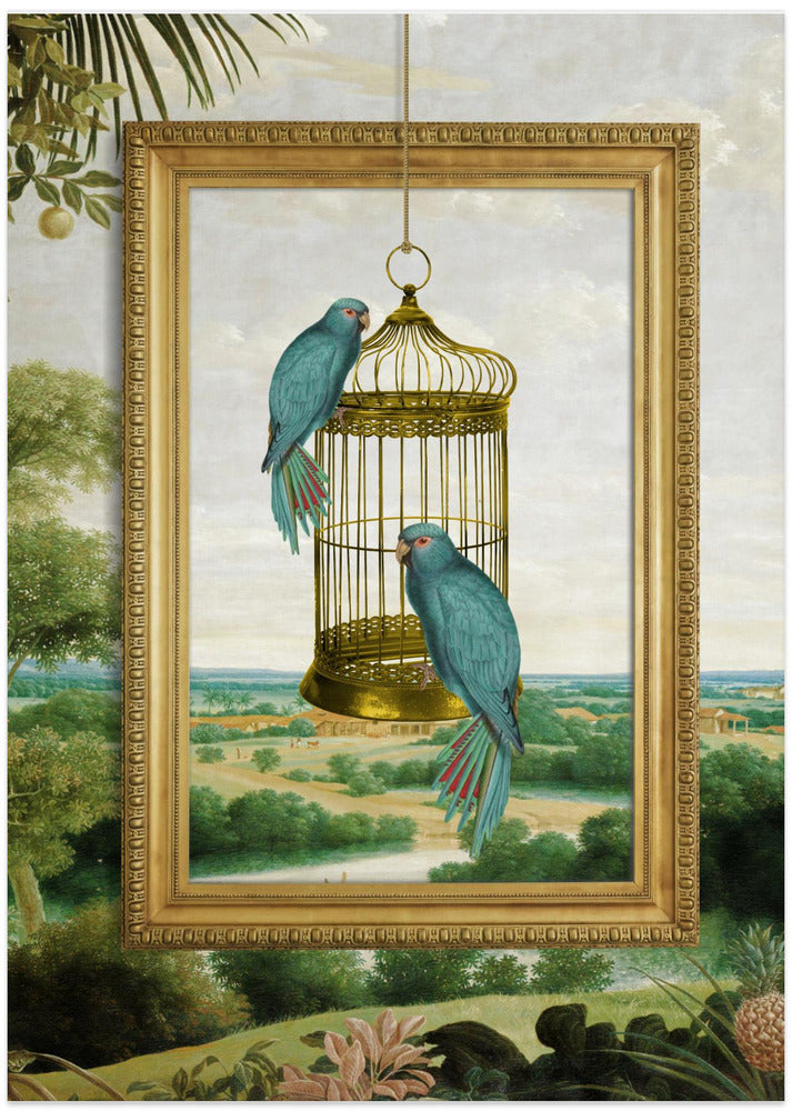 The Golden View - Art Print by Marja van den Hurk