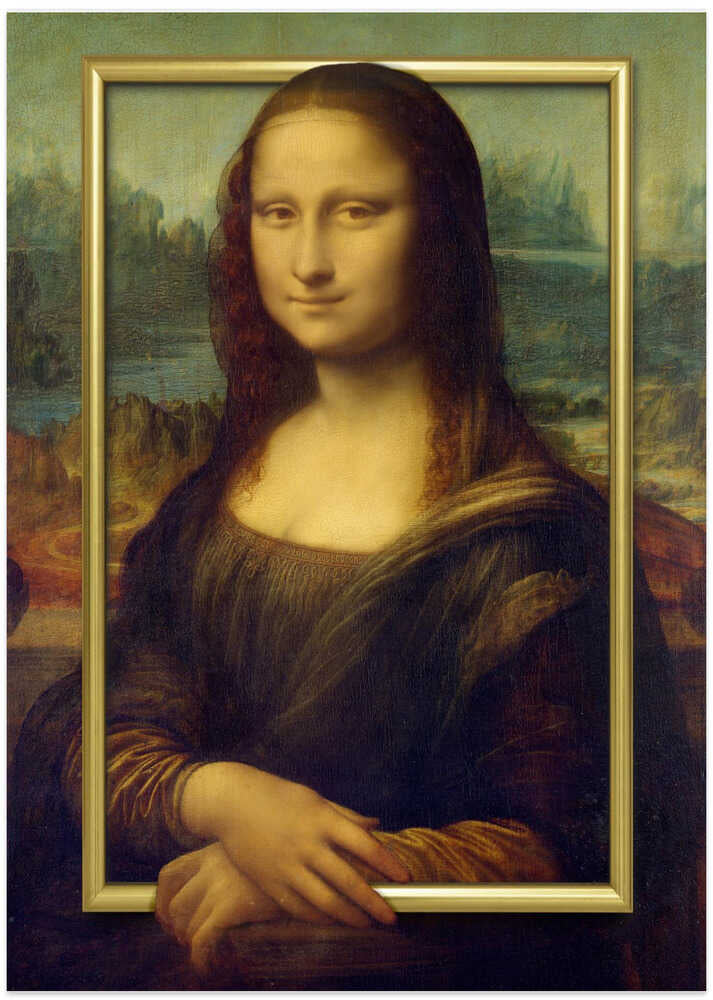 Mona, Reframed - Art Print by Marja van den Hurk
