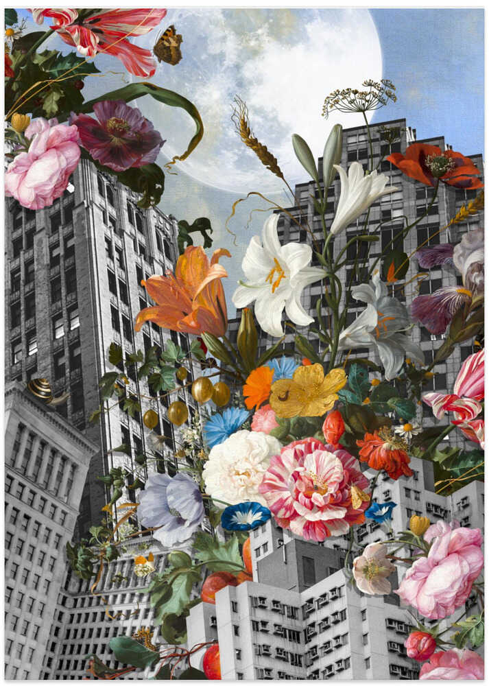 A Big City Still Life - Art Print by Marja van den Hurk