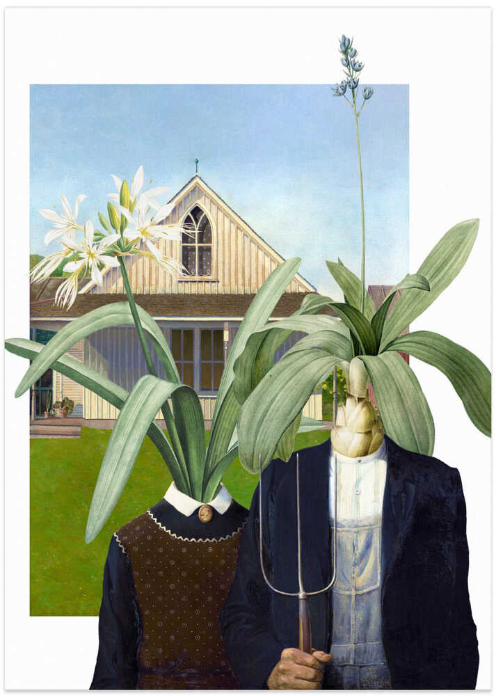 American Botanics - Art Print by Marja van den Hurk