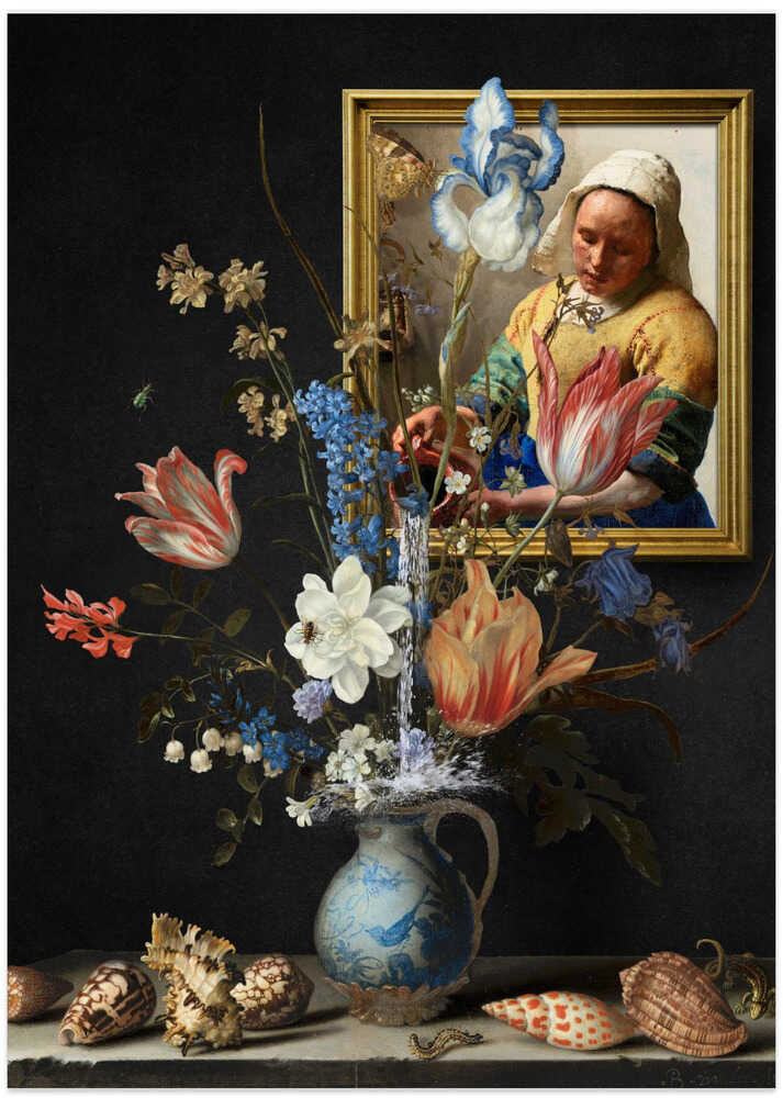 Timeless Blooming - Art Print by Marja van den Hurk