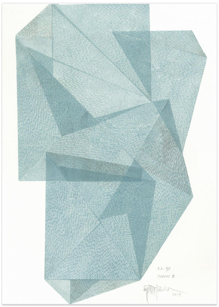 Iceberg III. - Art Print by Paulina Vårregn