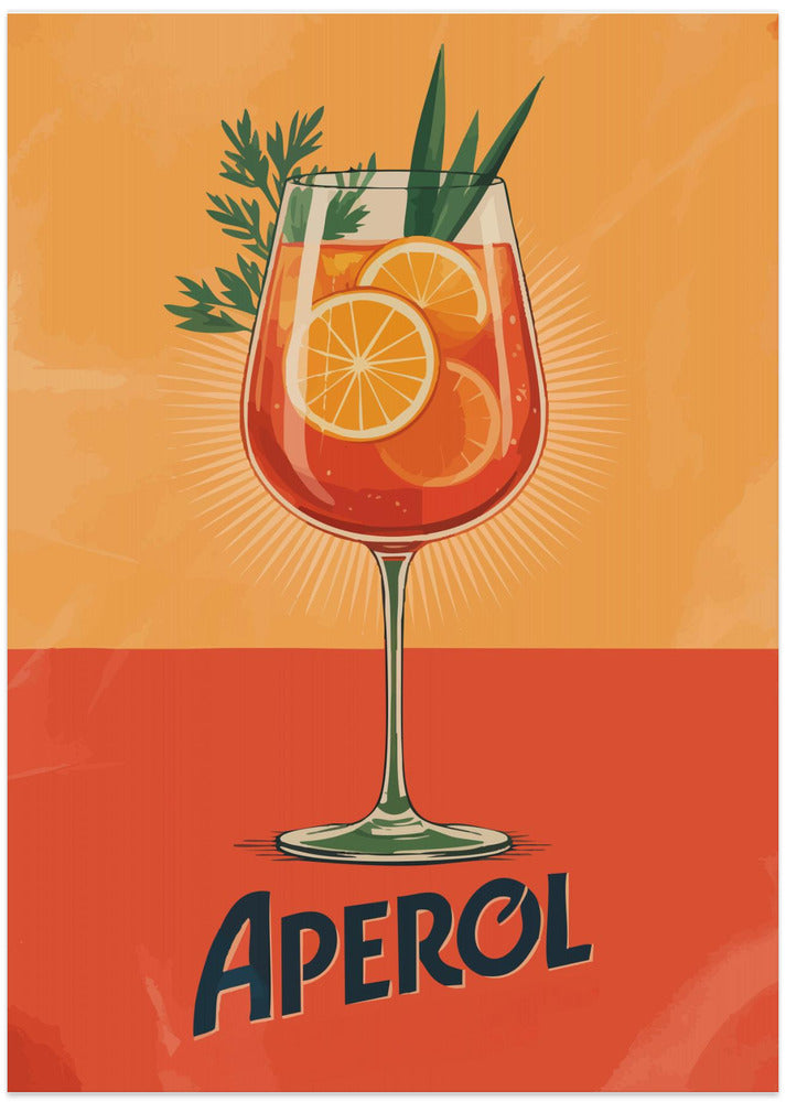 Aperol Vintage No 3 - Art Print by Andreas Magnusson
