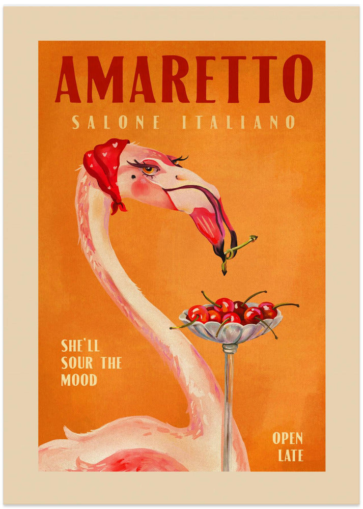 Flamingo Delight - Art Print by The Whiskey Ginger