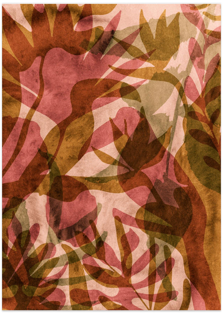 Tropical Camouflage - Art Print by casa cartissi