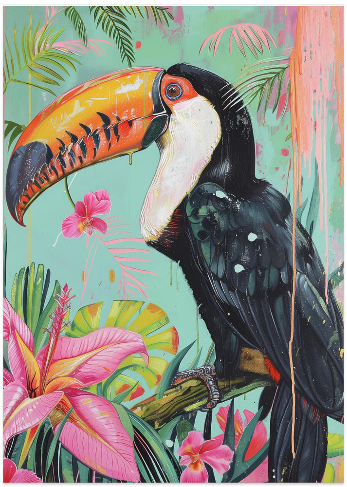 Toucan Delight - Art Print by Lola Peacock