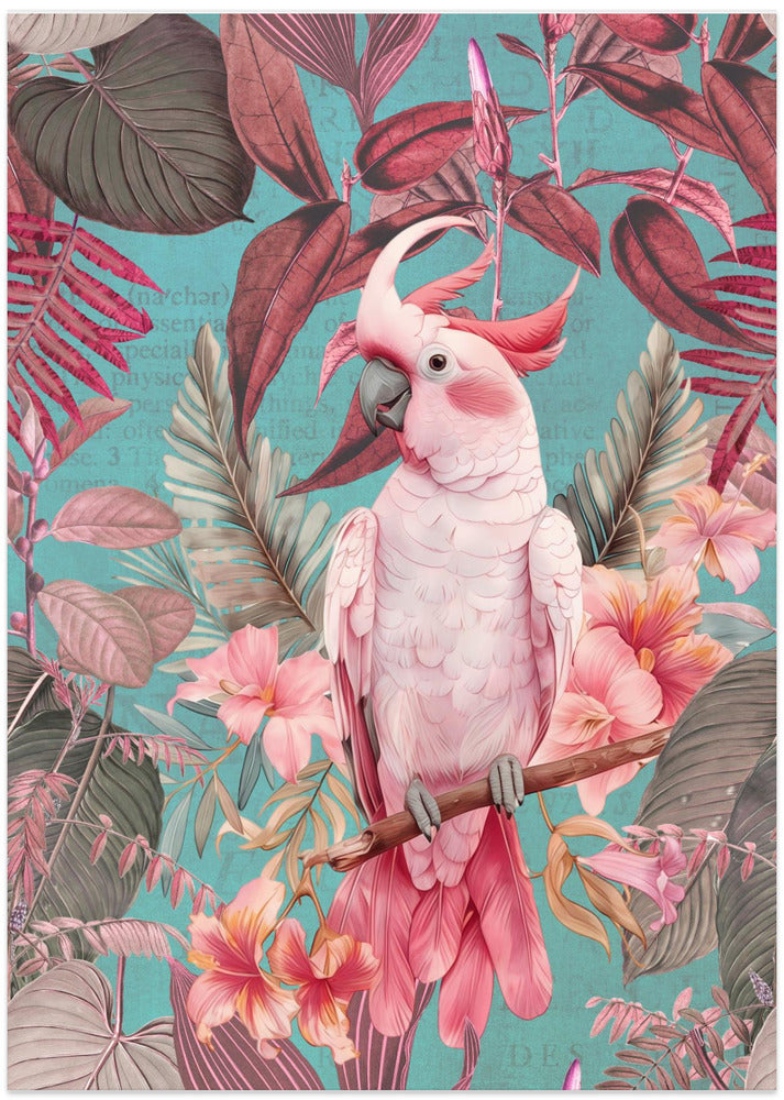 Cockatoo Garden II - Art Print by Andrea Haase