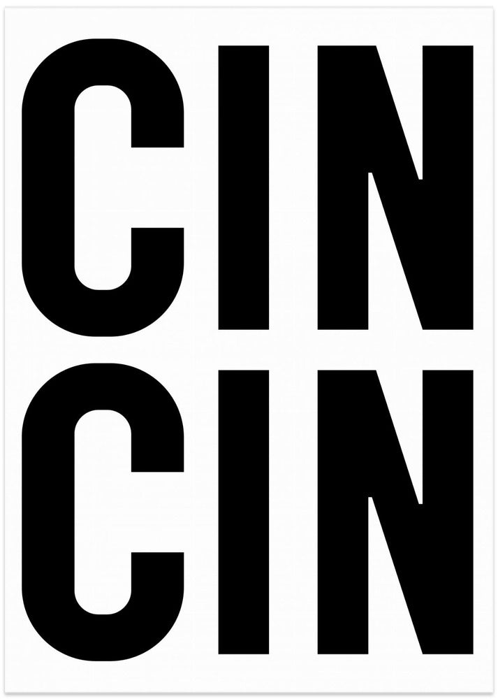 Cin Cin - black - Art Print by Ohkimiko