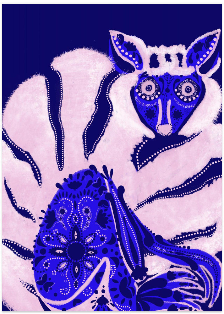 Sapphire ringtail - Art Print by Art by the Ocean