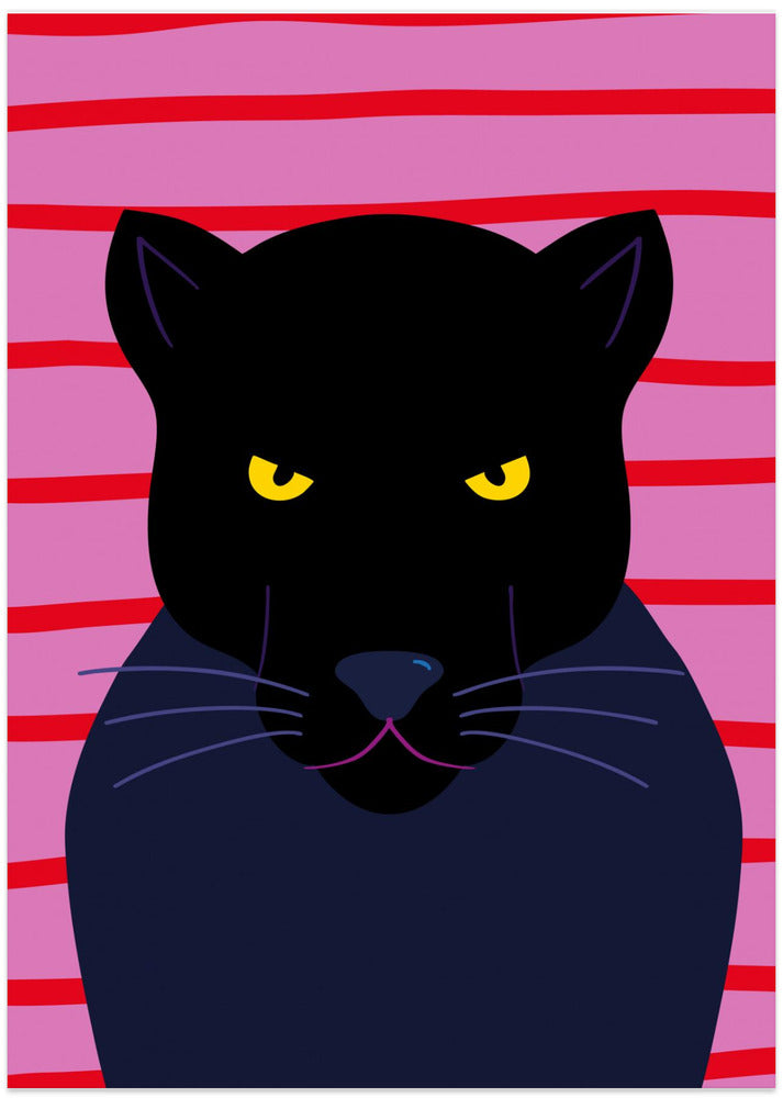 Black Panter - Art Print by Yvonne Gustafsson