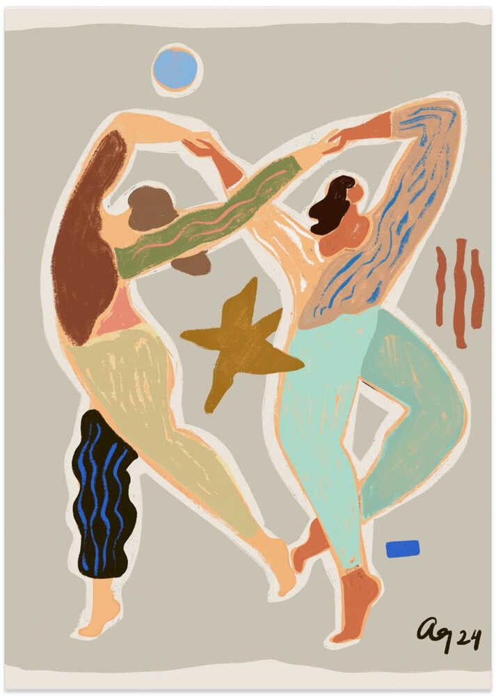 Infinity Dance - Art Print by Arty Guava