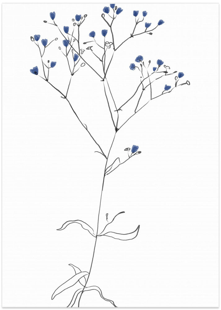 Simple Line Art Plant - Art Print by THE MIUUS STUDIO