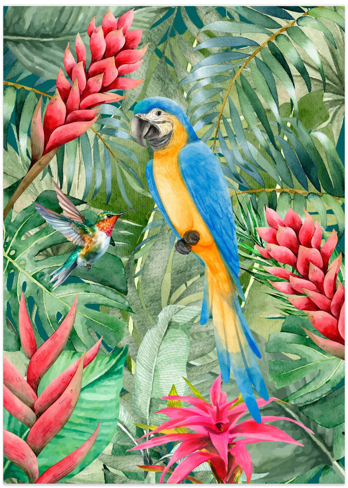 Tropical Harmony - Art Print by Elizabeth C