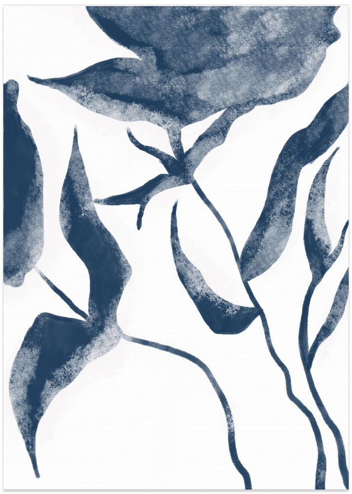 Blue Flowers - Art Print by THE MIUUS STUDIO