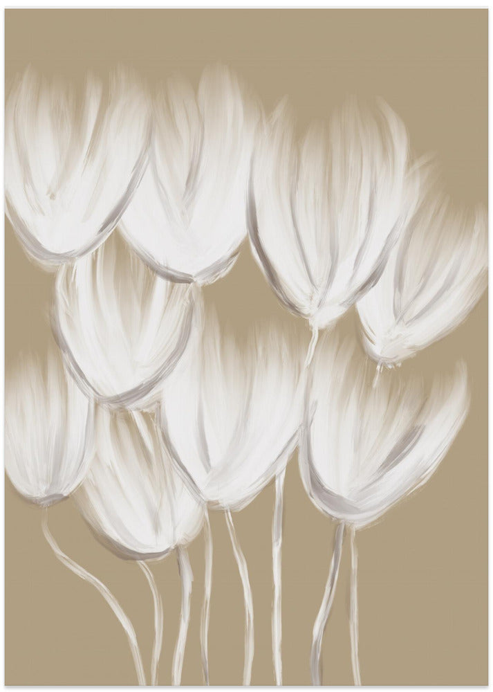 Modern Flowers - Art Print by THE MIUUS STUDIO
