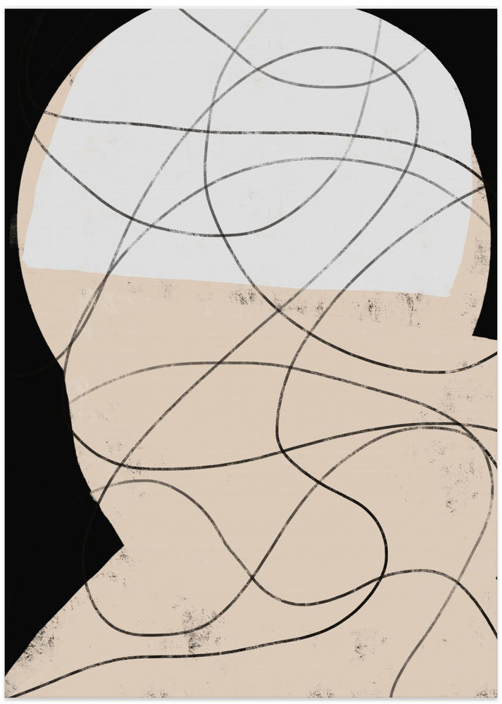 New Abstract No.3 - Art Print by THE MIUUS STUDIO