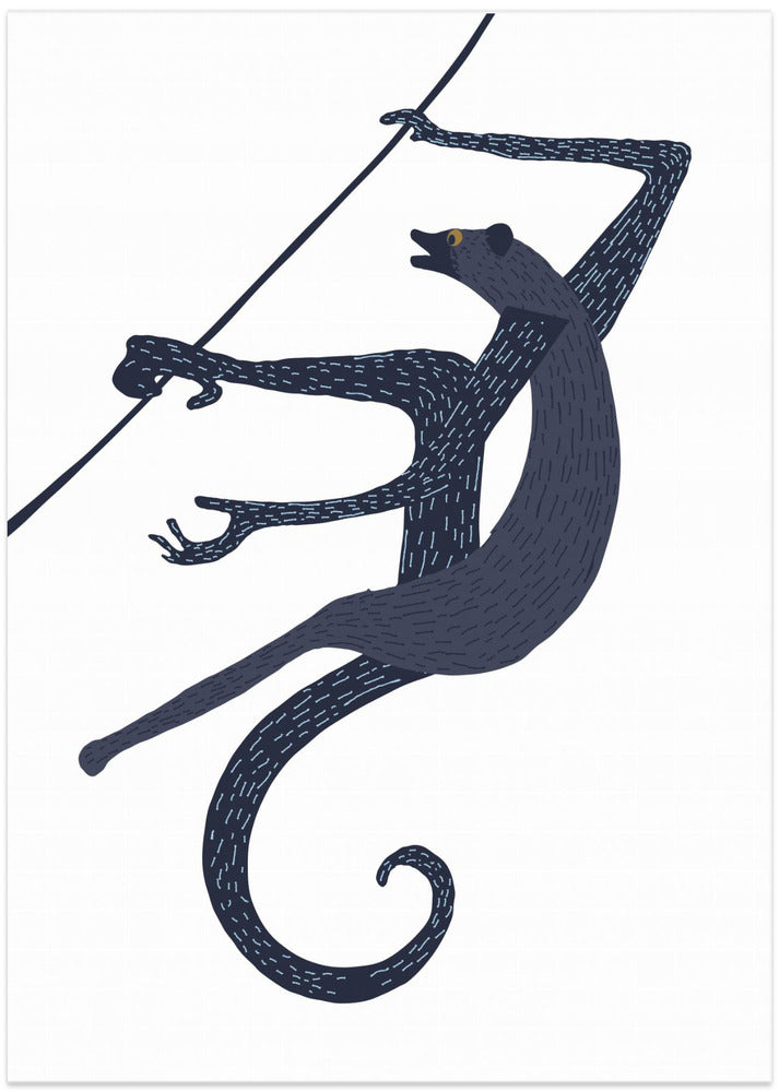 Swinging Silhouette - Art Print by Nicholas