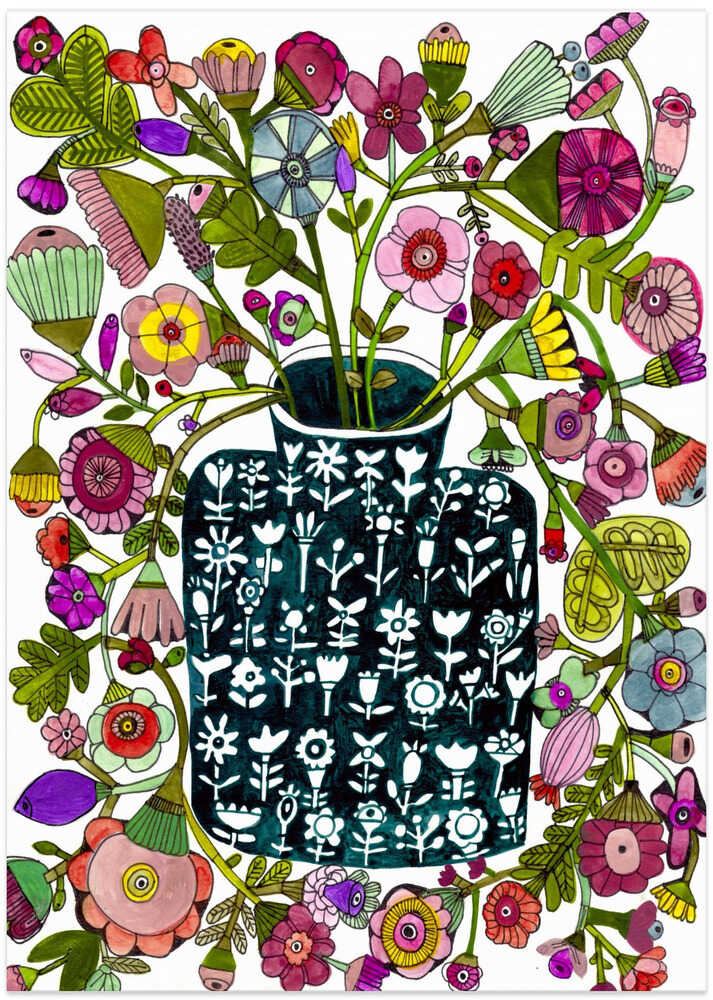 Full Vase - Art Print by Sharon Nullmeyer