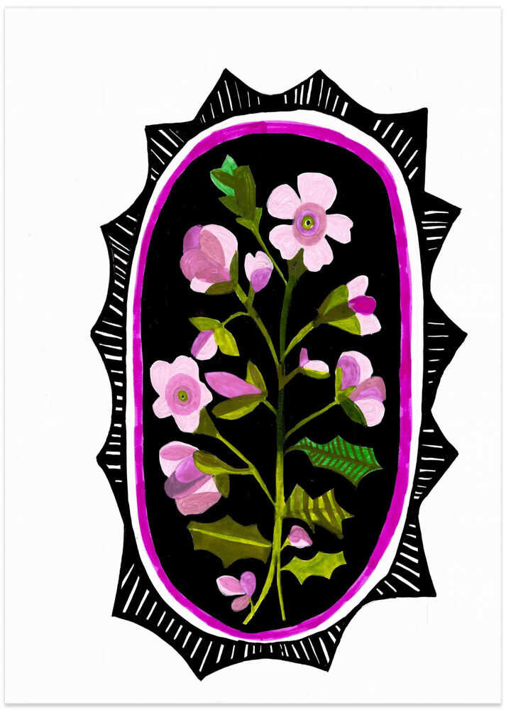 Oh Violet - Art Print by Sharon Nullmeyer