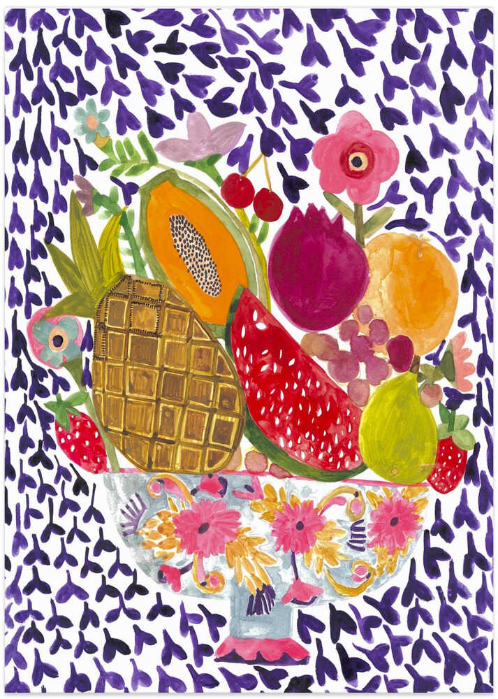 Fruitbowl - Art Print by Sharon Nullmeyer