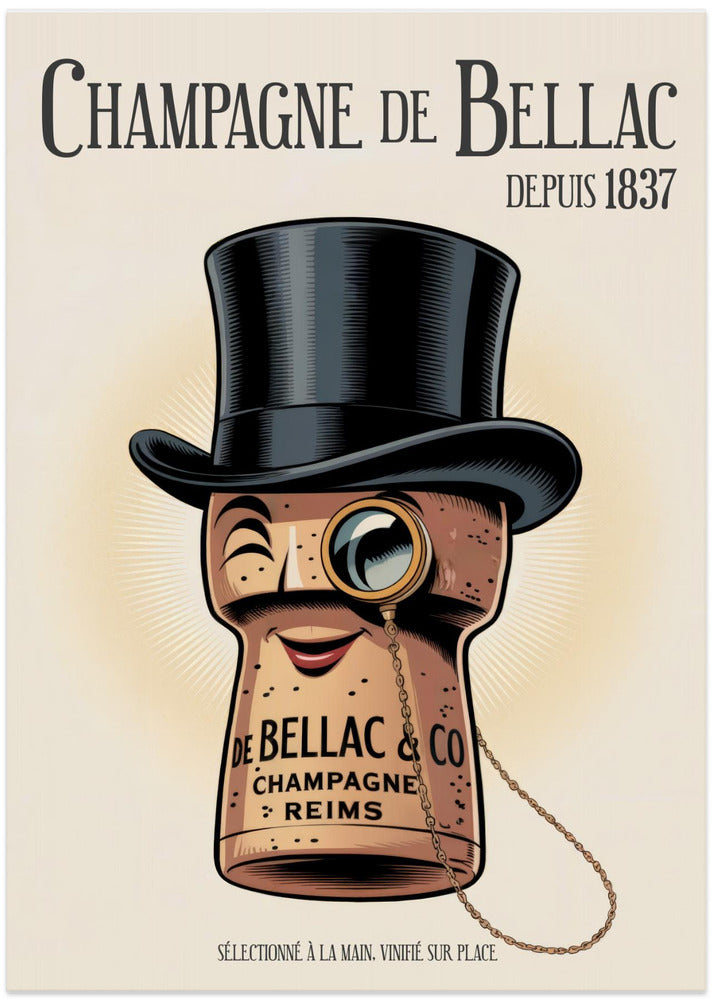 Champagne De Bellac - Art Print by Andreas Magnusson