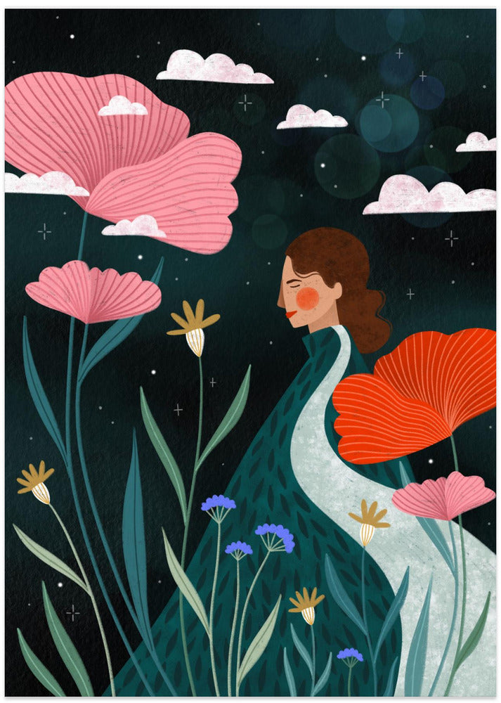 Earth Goddess - Art Print by Bea Müller