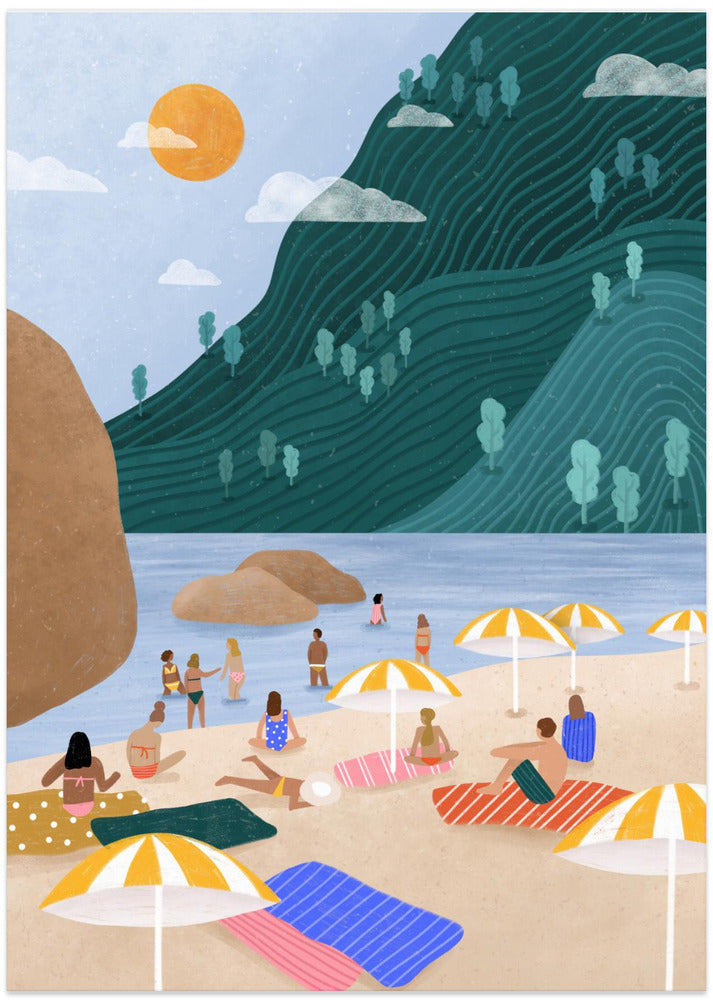 The Holiday - Art Print by Bea Müller