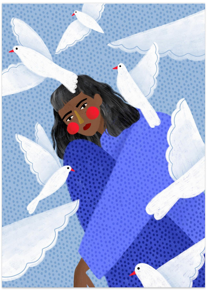 Birds - Art Print by Bea Müller