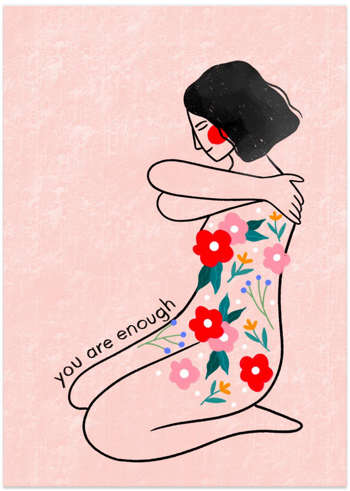 You Are Enough - Art Print by Bea Müller