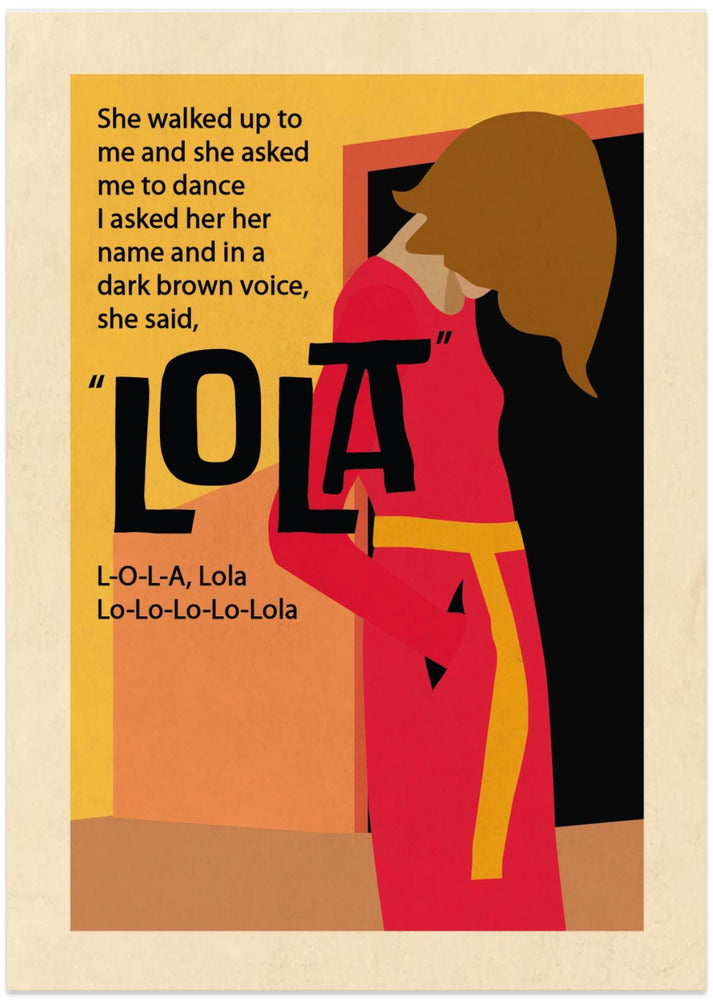 Lola - Art Print by WallChart Art Studio