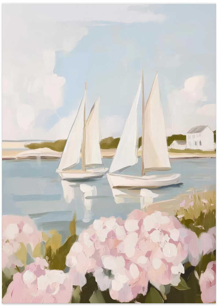 Nantucket Sails - Art Print by Kathrin Pienaar