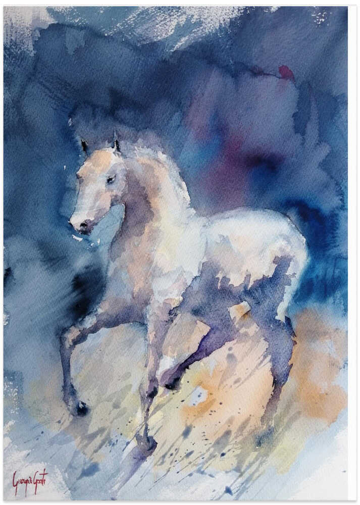 horses 25 - Art Print by Giorgio Gosti