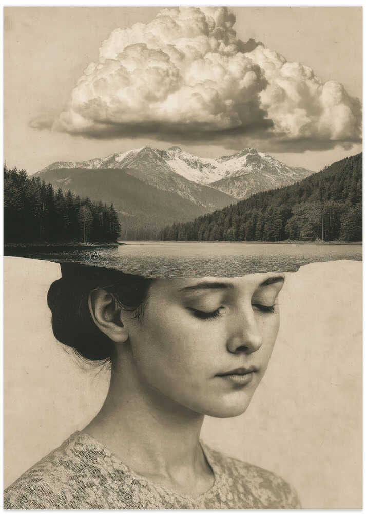 Head space - Art Print by Treechild