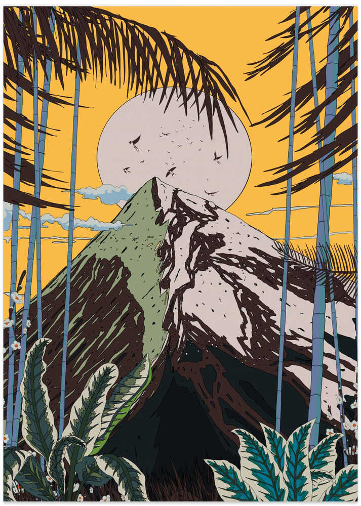 Mountain Landscape - Art Print by Nicholas